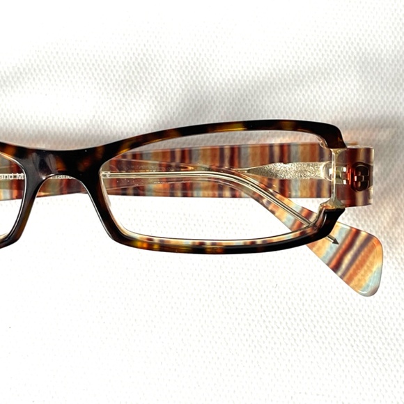 Y2K Face a Face Paris AXESS 5 col 621 Skinny Rainbow Striped Eyeglasses France main image 9